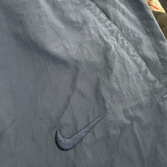 Nike Blue Joggers with Elastic Waistband, elastic cuff with zippers. - Picture 2 of 4